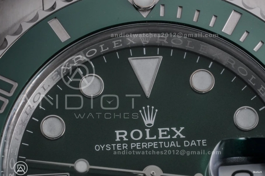 116610 Best SA3135 Clean Ceramic Green Submariner Bracelet SS Hulk Edition LV 904L 1:1 On 0508